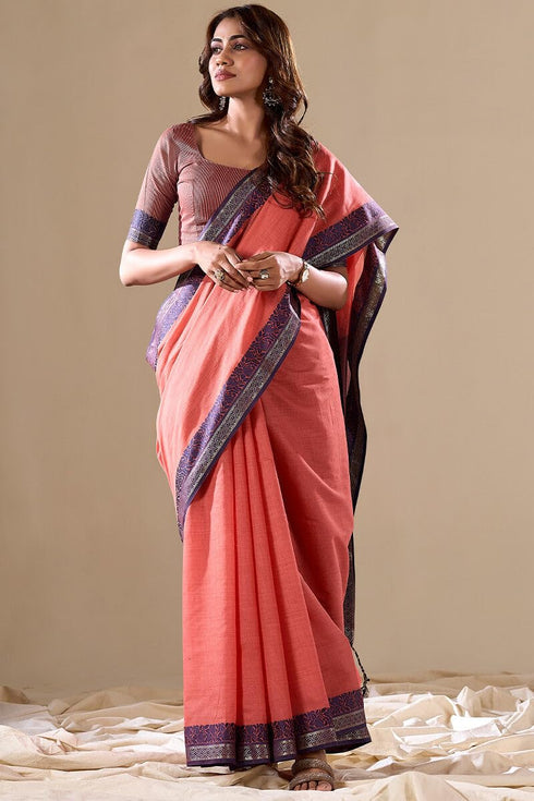 Vasthrlay Cotton Wedding Saree