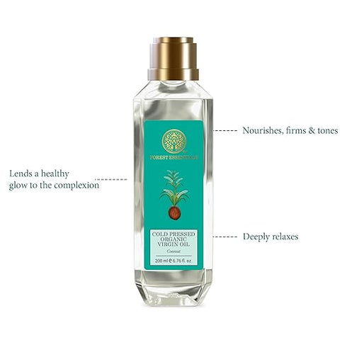 Forest Essentials Organic Cold Pressed Virgin Oil Coconut