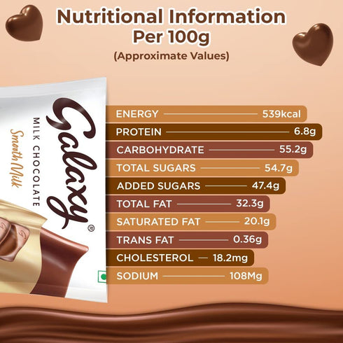 Galaxy Smooth Milk Chocolate Pouch