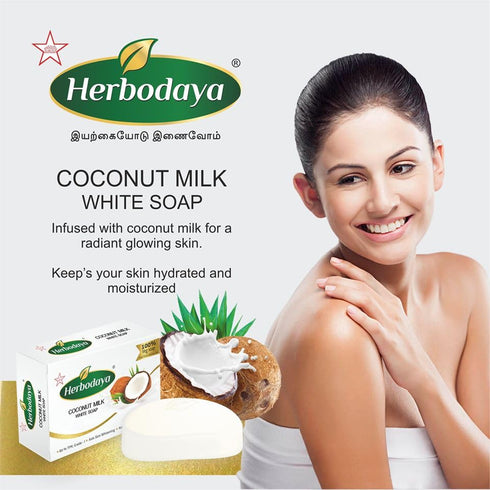 Herbodaya Skin Care Coconut Milk White Soap