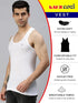 Lux Cozi Cotton Men's Pack of 5 Solid Vest
