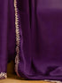 Vasthrlay Sequins Embroidery Black Saree