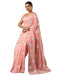 Vasthrlay Georgette Printed Unstitched Orange Saree