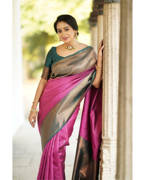 Vasthrlay Banarasi Border Saree