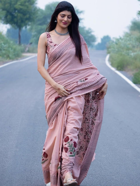 Vasthrlay Printed Elegant Lightweight Festive