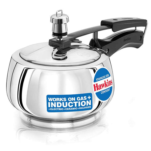 Hawkins Contura Pressure Cooker | Stainless Steel Inner Lid Cooker