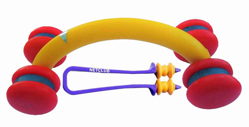 Set of 2 Curved Acupressure Spine Rollers