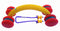 Set of 2 Curved Acupressure Spine Rollers