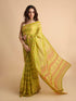 Vasthrlay Cotton Printed Blue Saree