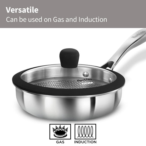 Hawkins 18 cm Triply Stainless Steel Pro Frying Pan