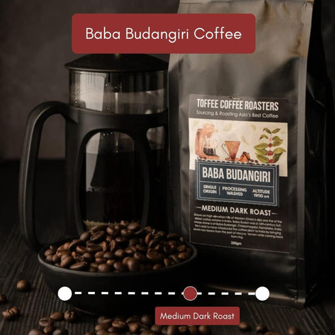 Toffee Coffee Roasters Baba Budangiri Whole Bean Coffee 1kg