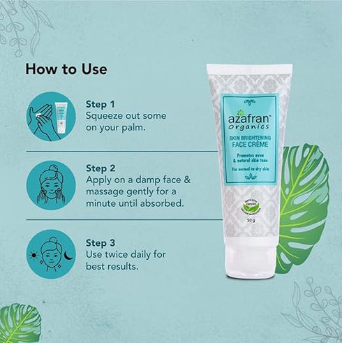 Azafran Organics Skin Brightening Face Cream