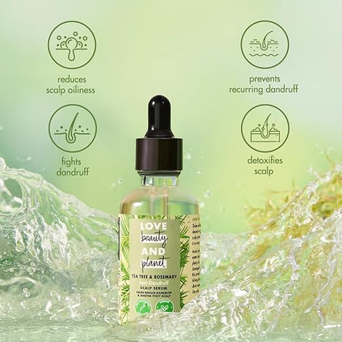 Love Beauty And Planet Tea Tree and Rosemary Scalp Serum