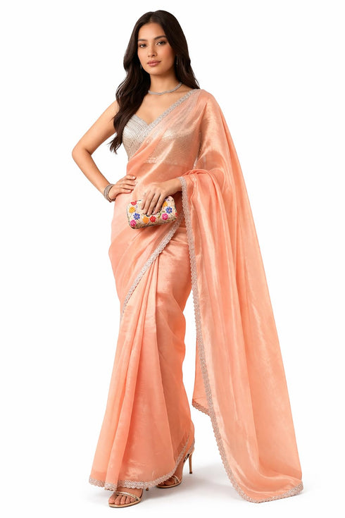 Vasthrlay Embroidery Unstitched Saree