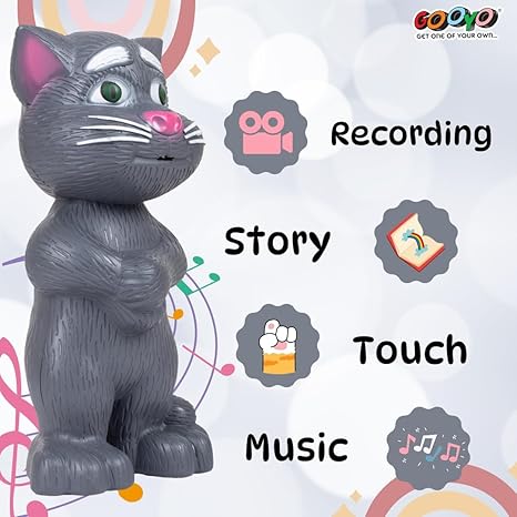 Gooyo GY-838-17/18 Electronic Pet Talking Toy Cat for Kids