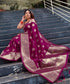 Vasthrlay Banarasi Kanjivaram Collections Wedding Saree With Blouse Piece