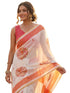 Vasthrlay Printed Peach1 Saree