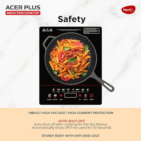 Pigeon By Stovekraft 14429 Acer Plus 1800 Watt Induction Cooktop