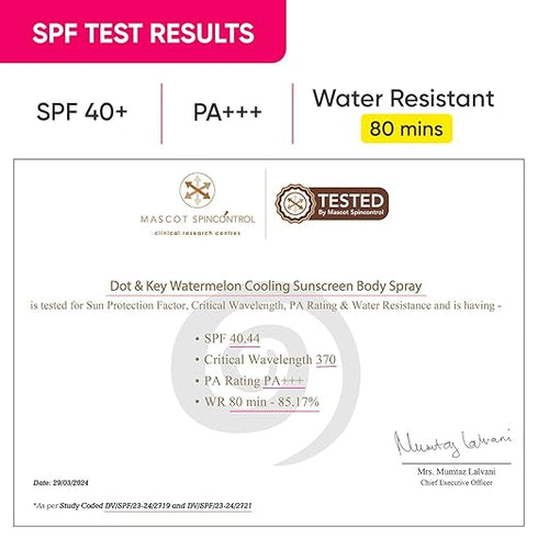 Dot & Key Watermelon Cooling Sunscreen Body Spray