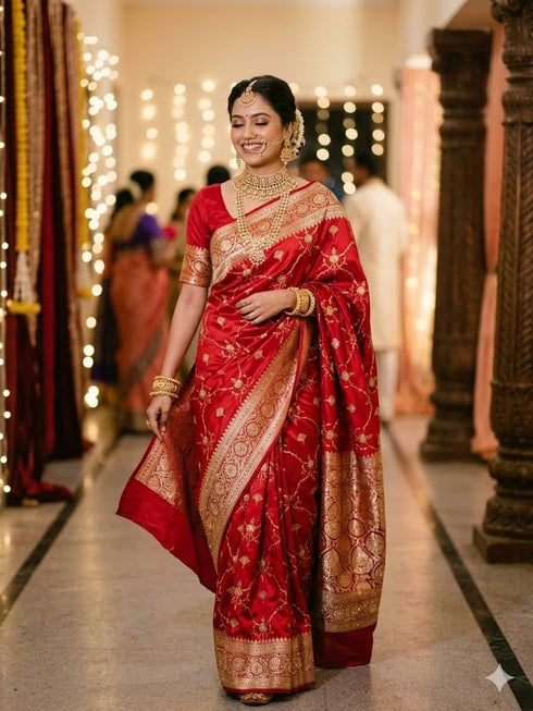 Vasthrlay Bridal Embroidery Banarasi