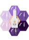 Bolt Bee Gel Nail Polish Kit Set - Purple Glitter 6 Colors LED Nail Art Soak Off