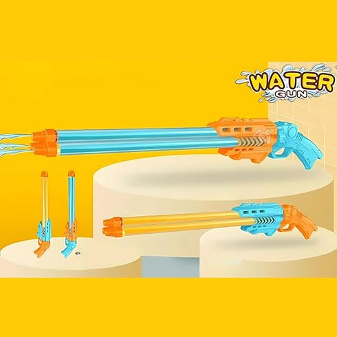Storio Triple Barrel Water Gun Toy with Long Range