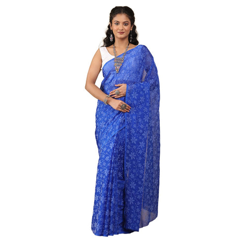 Vasthrlay Garden Vareli Chiffon Viscose Brasso