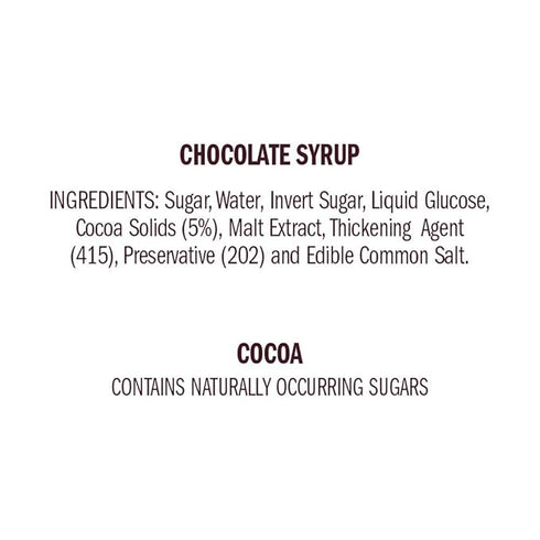 Hershey's Cocoa Powder and Chocolate Syrup Combo