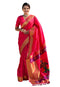 Vasthrlay Kanjivaram Paithani Unstitched Mahendi Ethnic Wear