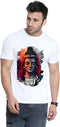 Caseria Men's Round Neck Cotton Half Sleeved T-Shirt