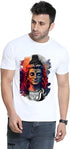 Caseria Men's Round Neck Cotton Half Sleeved T-Shirt