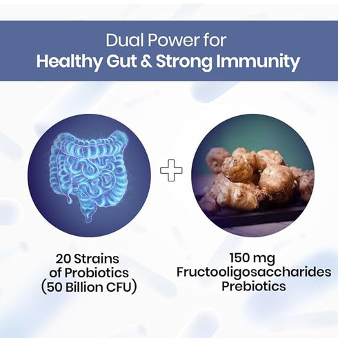 Himalayan Organics Probiotics Supplement 50-Billion