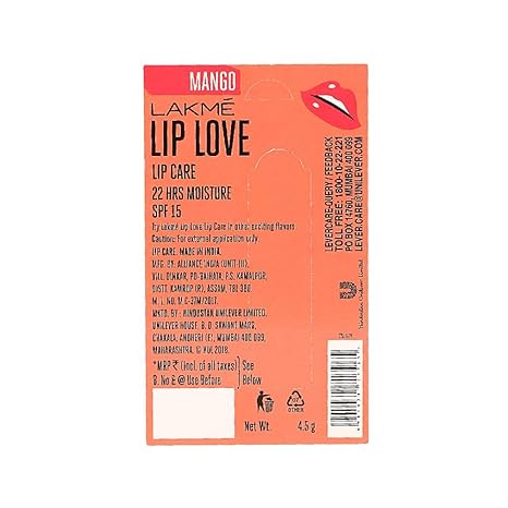 Lakme Lip Love Chapstick | Mango