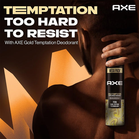 Axe Gold Temptation Long Lasting Deodorant Bodyspray For Men 215 Ml