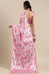 Vasthrlay Pink Printed Saree