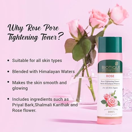 Biotique Rose Pore Tightening Toner