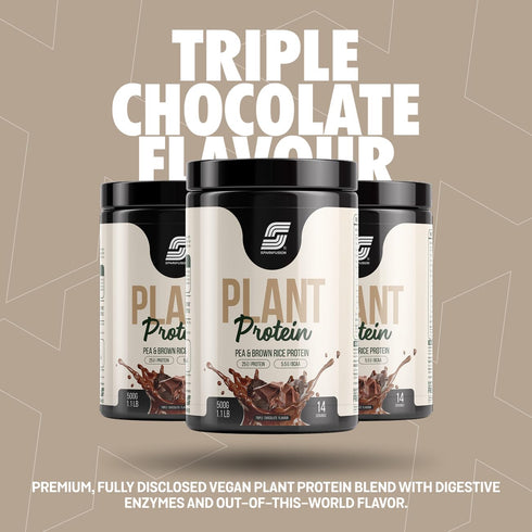 Sparkfusion Plant Protein Powder| Isolated Pea & Brown Rice Protein