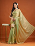Vasthrlay Red Embroidery Unstitched Saree
