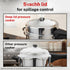 Prestige 3 Litre Stainless Steel Deluxe Alpha Svachh Outer Lid Pressure Cooker