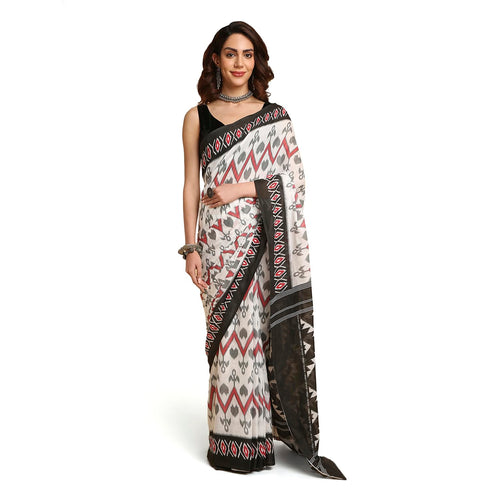 Vasthrlay Lightweight Breathable Traditional Printed Saree