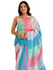 Vasthrlay Womens Printed Unstitched Dusty Pink Saree