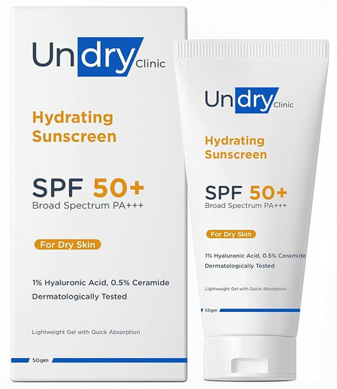 Undry Hydrating Sunscreen for Dry Skin SPF 50