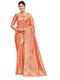 Vasthrlay Womens Weaving Unstitched Lavender Saree
