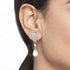 Clara 925 Sterling Silver Pearl Queen Pendant Earring