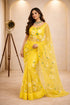 Vasthrlay Organza Painted Saree