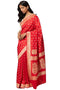 Vasthrlay Red Kanjivaram Wedding Saree