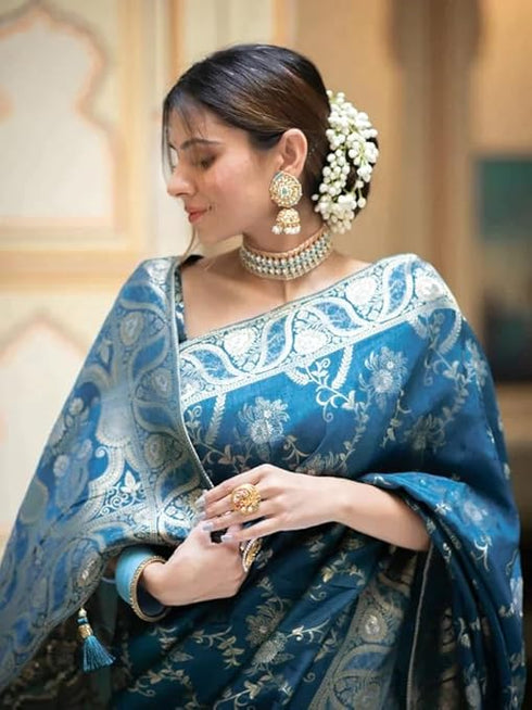 Vasthrlay Wedding Mehndi Saree