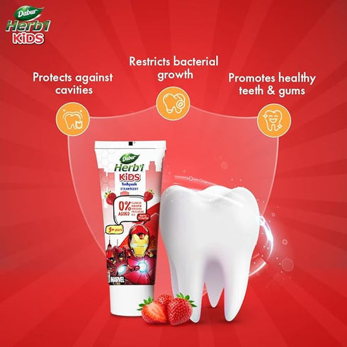 Dabur Herb'l Kids Iron Man Toothpaste