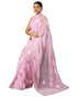Vasthrlay Georgette Printed Unstitched Orange Saree