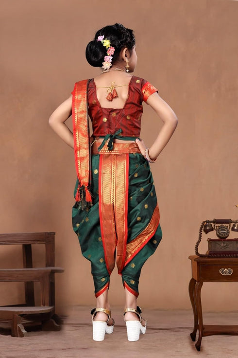 Vasthrlay Paithani Maharashtrian Contrast Traditional